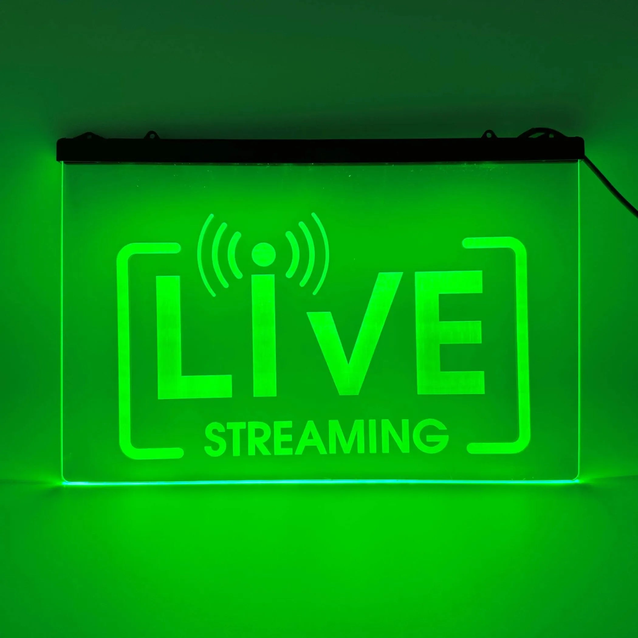 The 308 Collective Color Changing LED Live Streaming Sign The 308 Collective